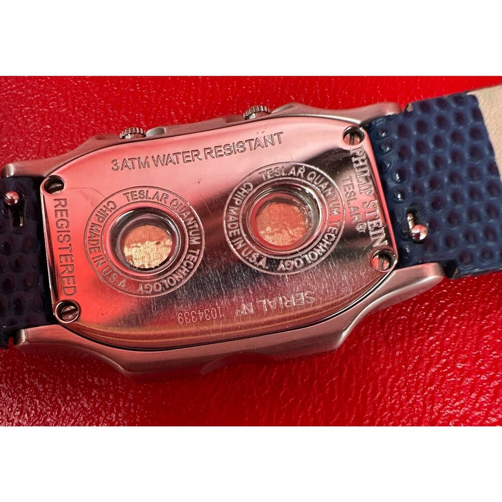 Philip Stein Teslar Mother Of Pearl Signature Collection Watch New Batteries - Picture 9 of 16